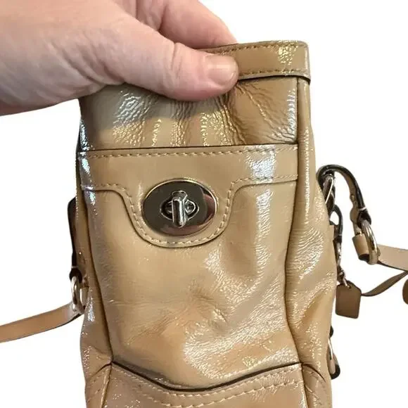 Coach Gallery East West Patent Leather Tote - Picture 5 of 9